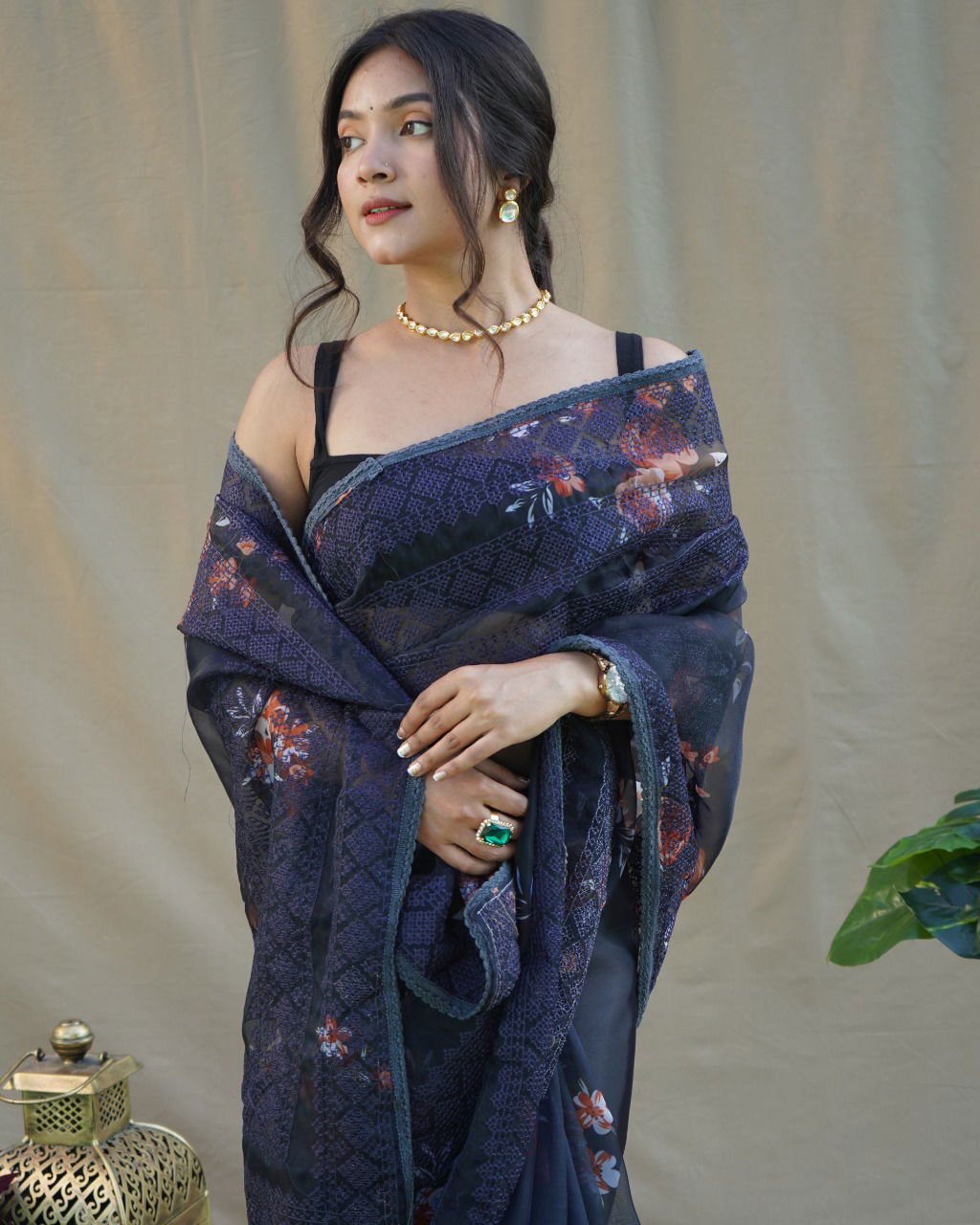 Nitya 1 New Designer Party Wear Organza Latest Saree Collection